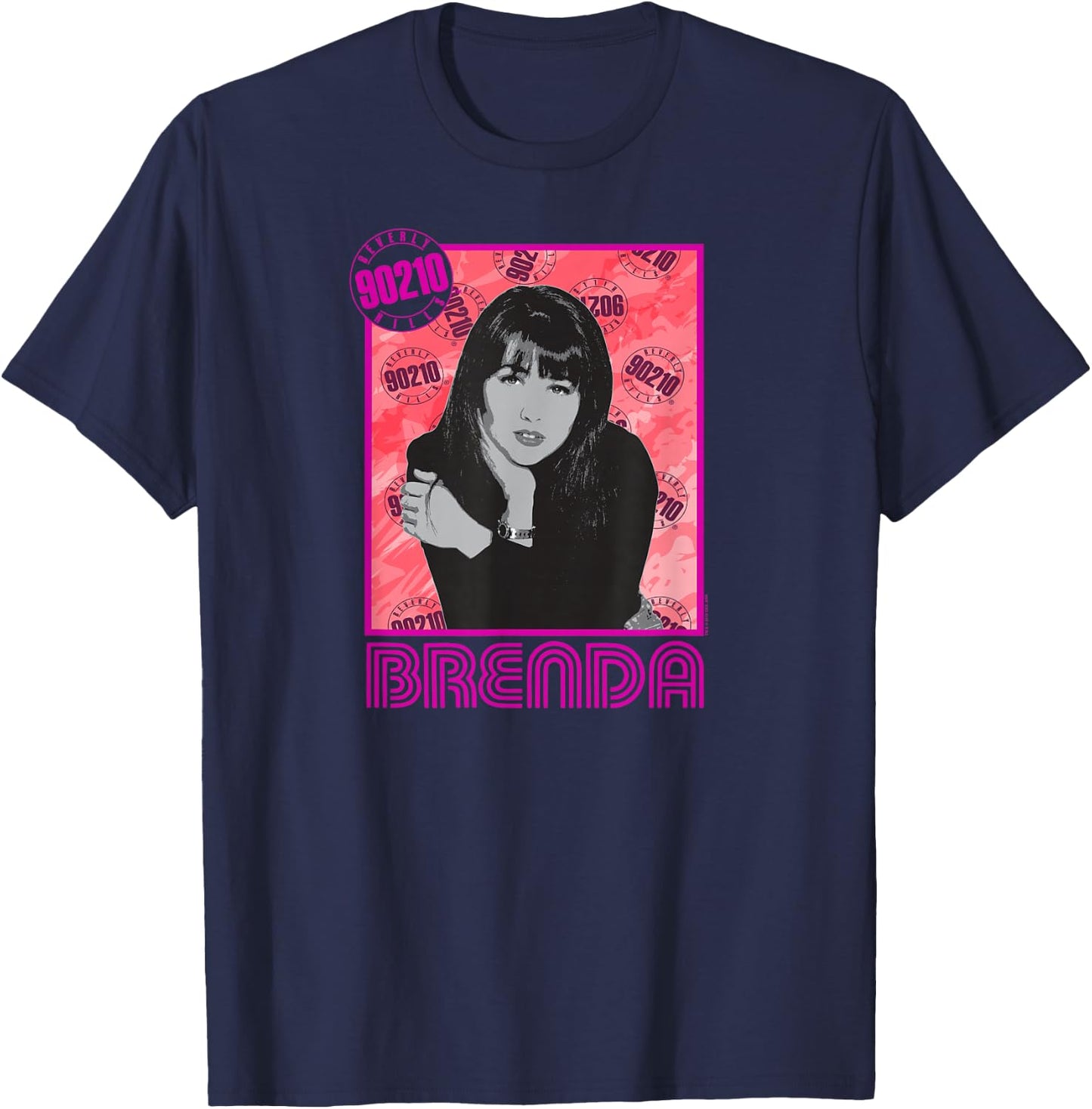 Beverly Hills 90210 - Brenda T-Shirt - T-Shirt | Navy