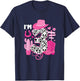 Kids 3rd Birthday Cowgirl Three Year Old Cow Girl Birthday Party T-Shirt - T-Shirt | Navy