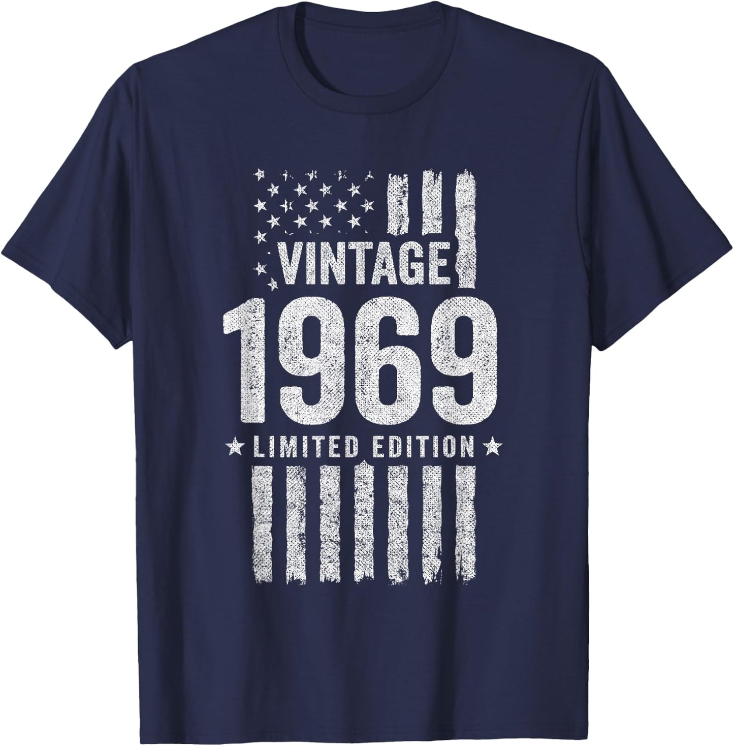 1969 Birthday - Born in 1969 - Limited Edition Vintage 1969 T-Shirt - T-Shirt | Navy