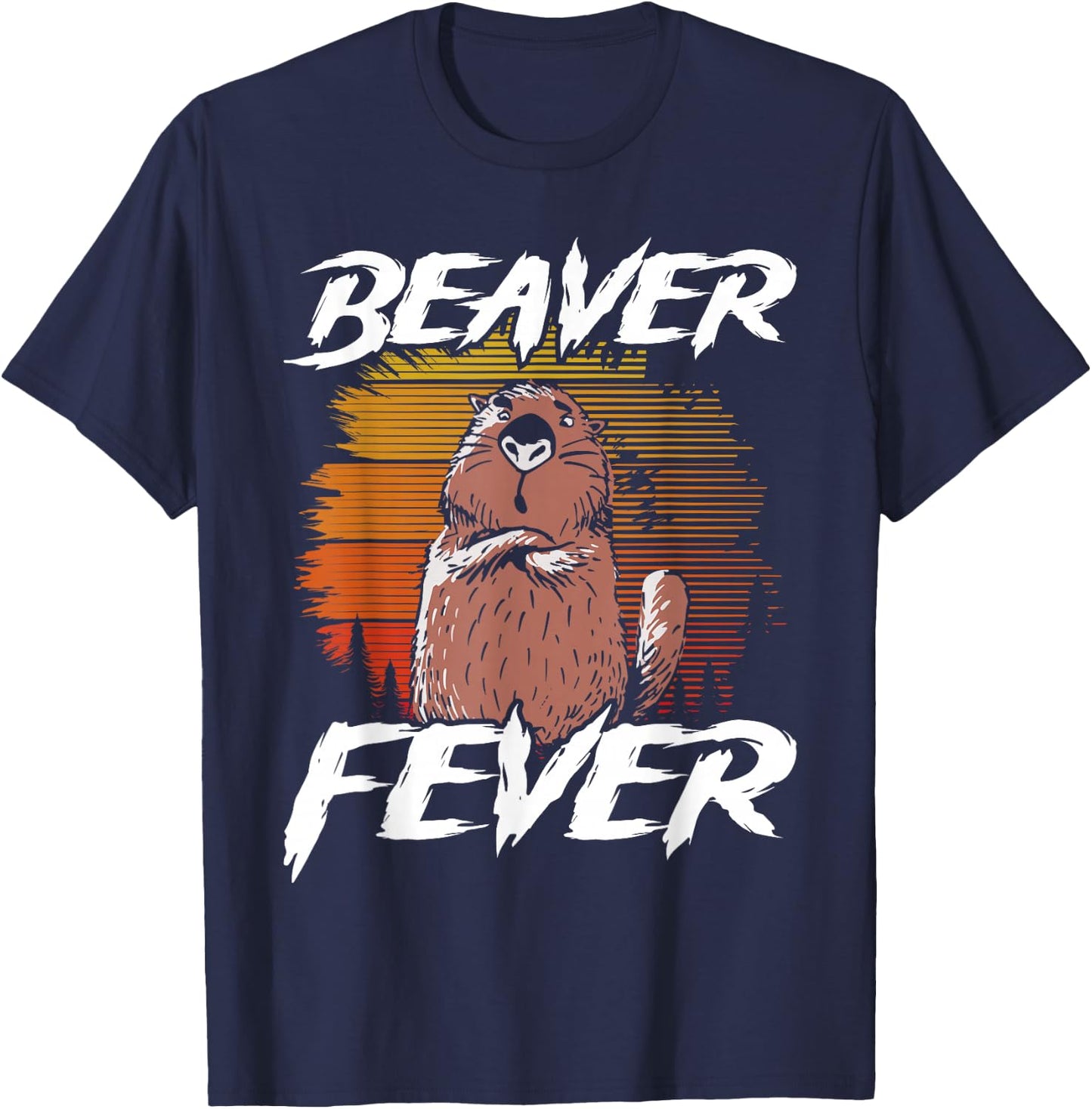 Beaver Fever! T-Shirt - T-Shirt | Navy