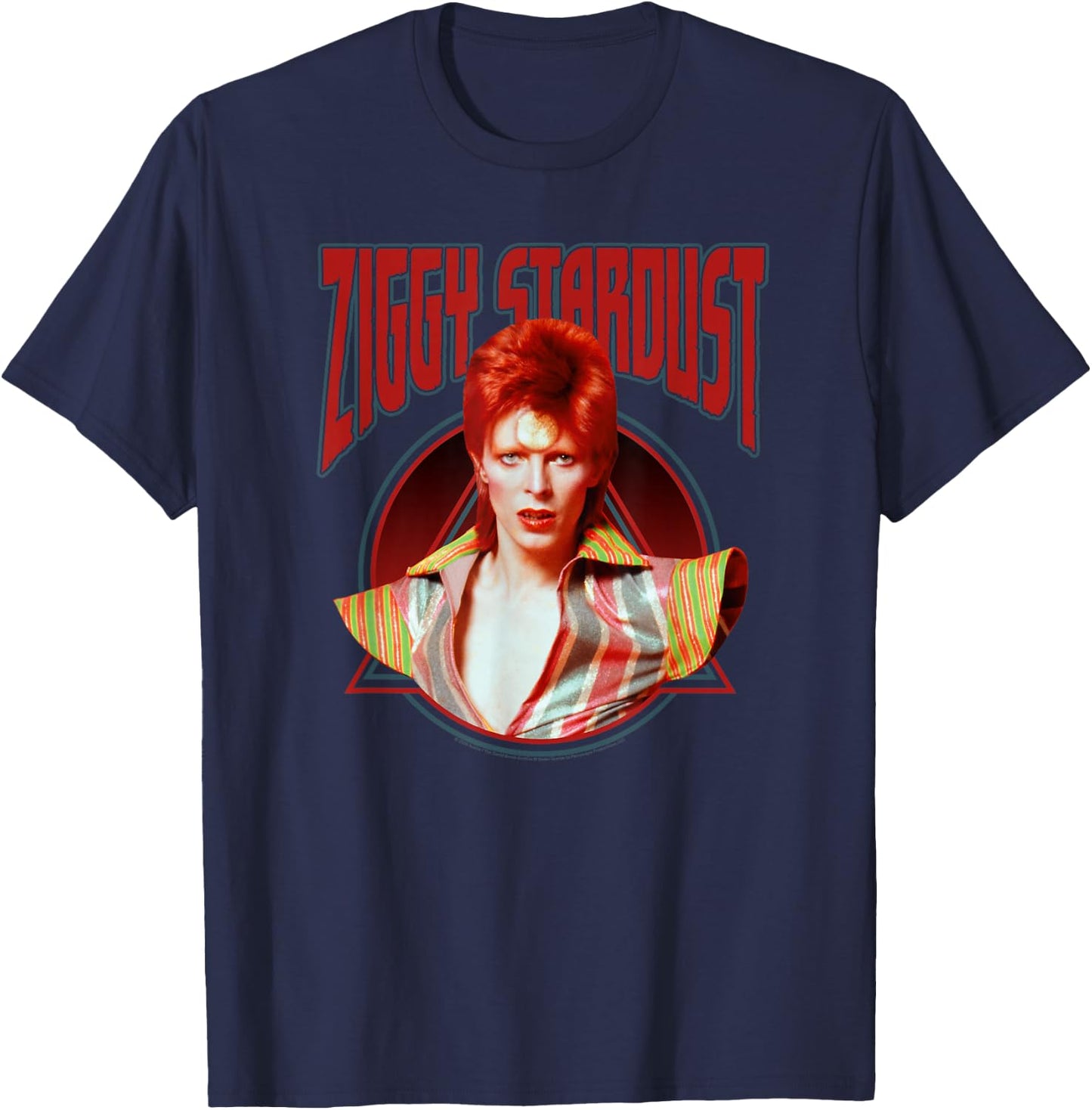 David Bowie Ziggy Stardust Foto von Sukita T-Shirt - T-Shirt | Navy