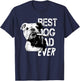 Chien de Style Vintage pour Homme Bulldog Anglais fête des pères T-Shirt - T-Shirt | Navy
