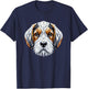 Geometric Art Petit Basset Griffon Vendéen PBGV T-Shirt - T-Shirt | Navy