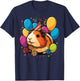 Celebration Guinea Pig Event Birthday Party Guinea Pig T-Shirt - T-Shirt | Navy