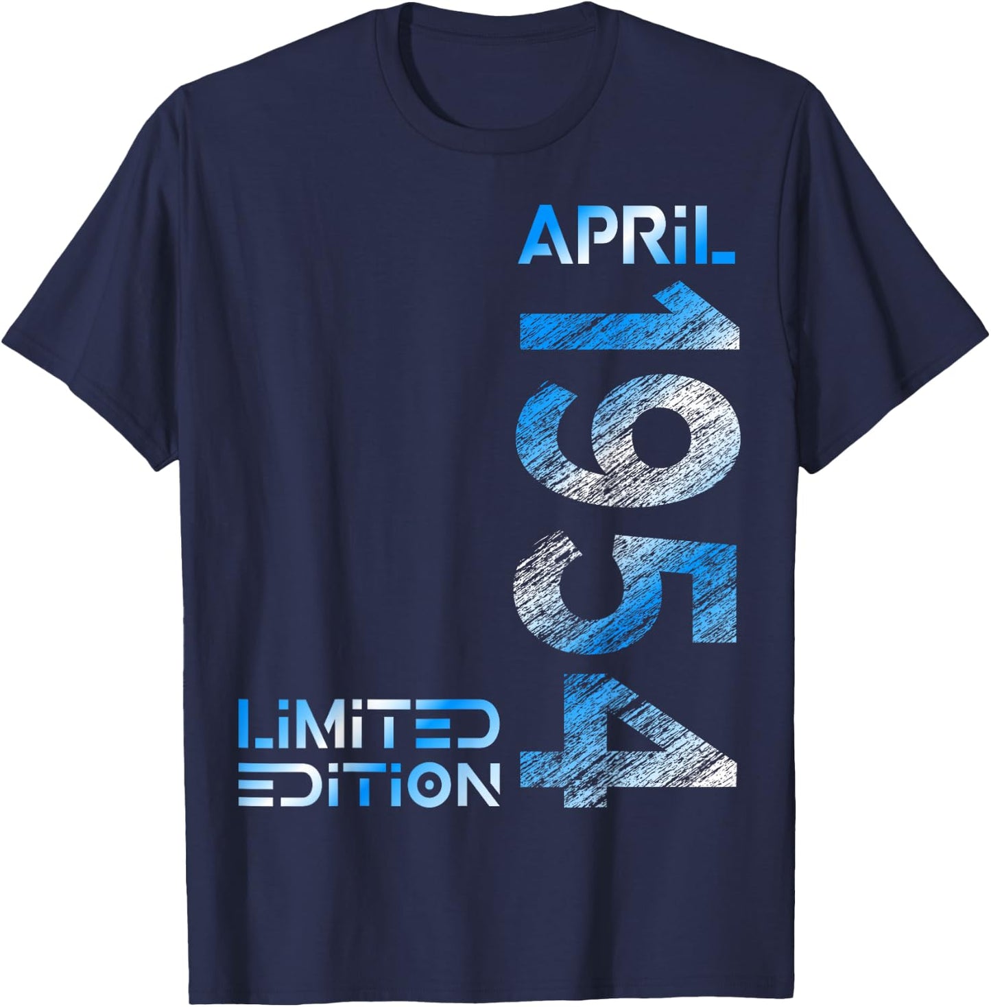 Limited Edition April 1954 Mann Frau 72. Geburtstag T-Shirt - T-Shirt | Navy