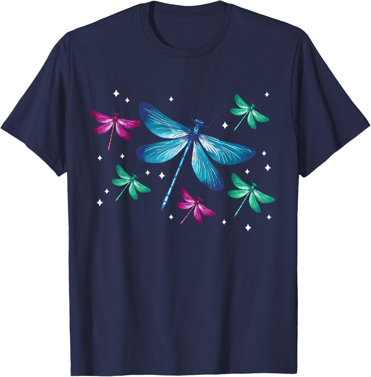 Dragonfly Dragonflies Insects Dragonfly T-Shirt - T-Shirt | Navy