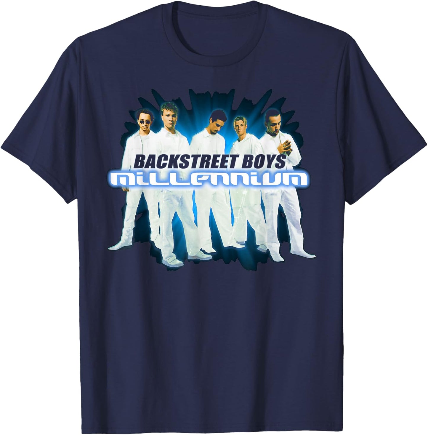 Backstreet Boys BSB Millenium T-Shirt - T-Shirt | Navy
