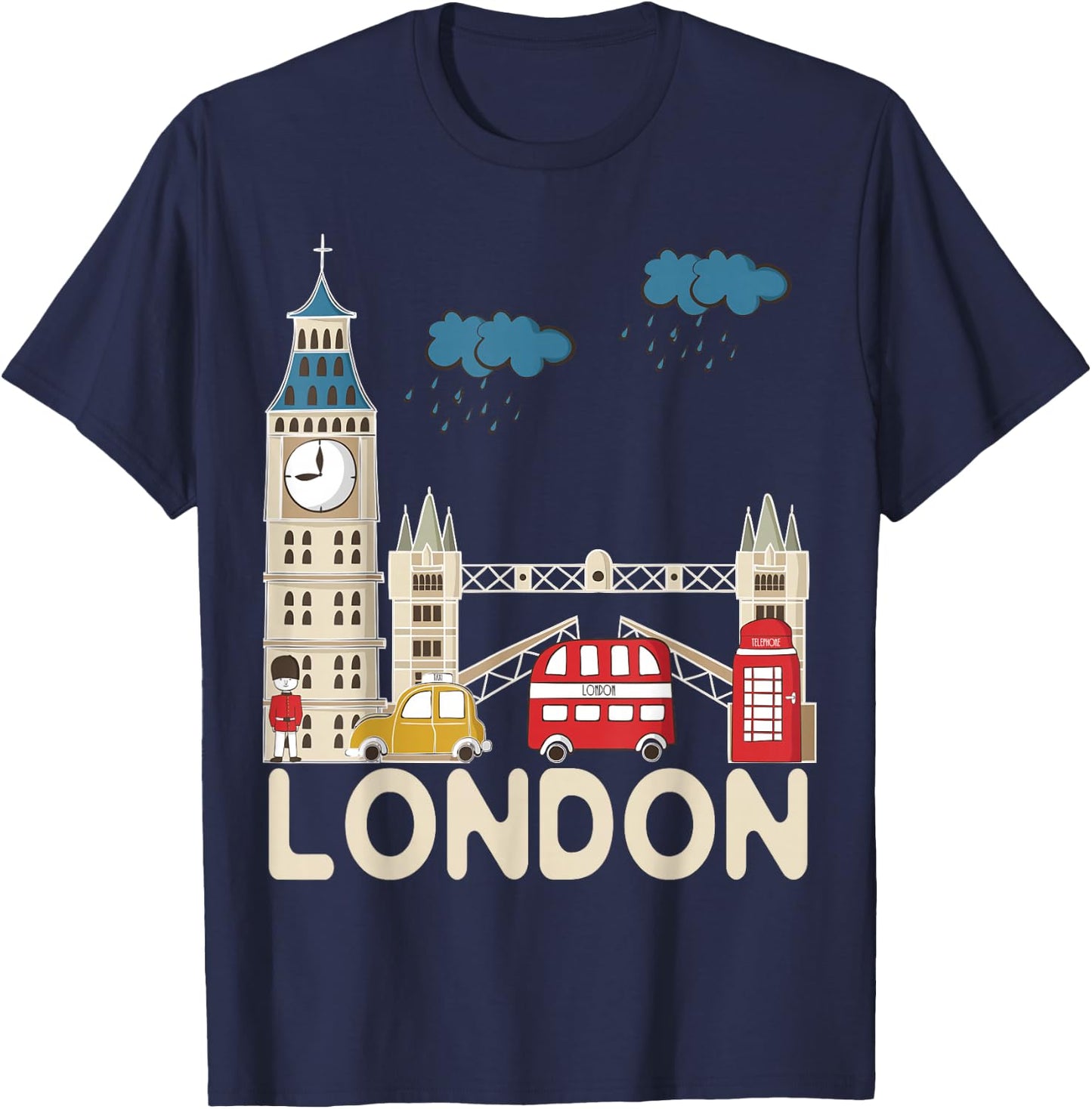 London Souvenir T-Shirt - T-Shirt | Navy