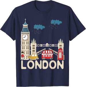 London Souvenir T-Shirt - T-Shirt | Navy