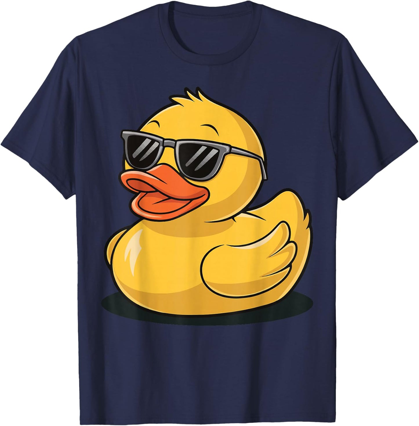 Rubber Duck with Sunglasses T-Shirt - T-Shirt | Navy