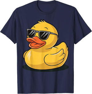 Rubber Duck with Sunglasses T-Shirt - T-Shirt | Navy