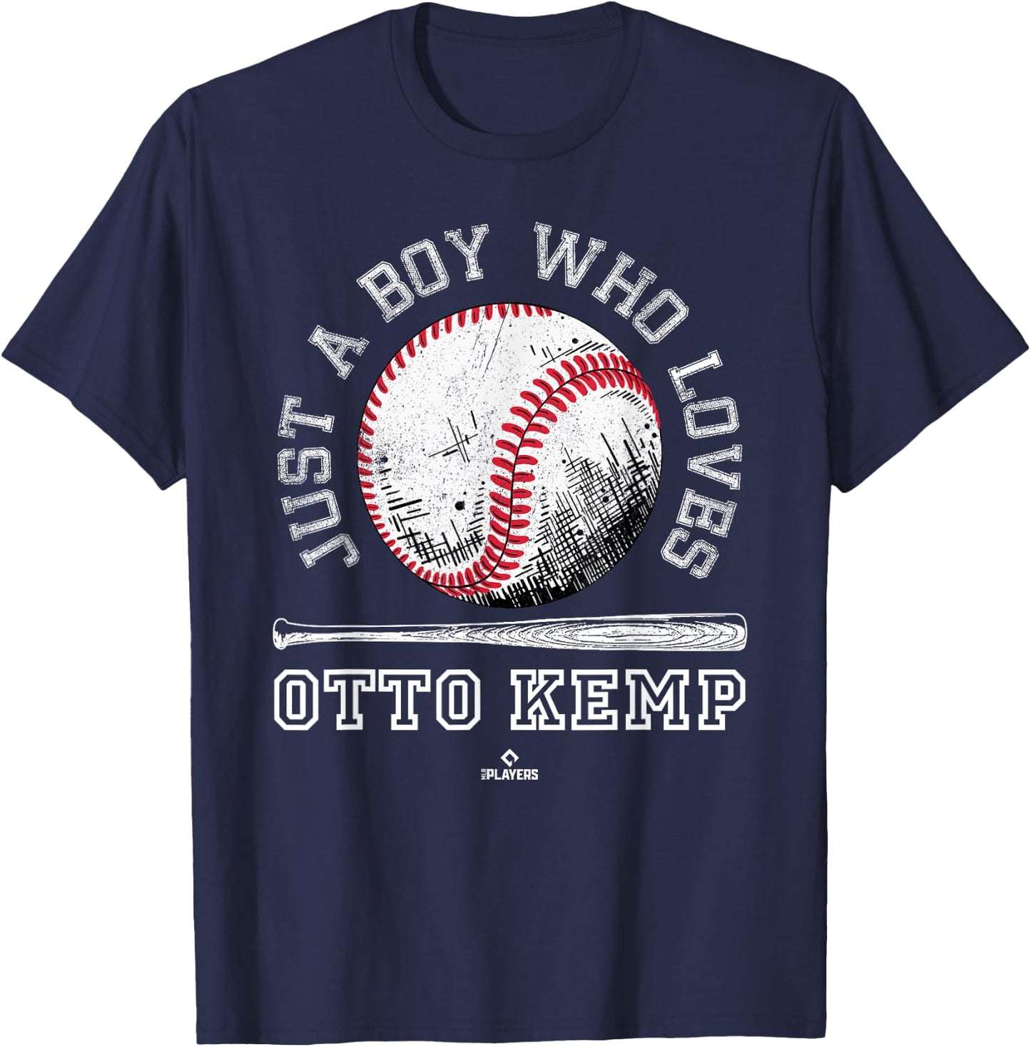 Boy Who Loves Otto Kemp Prospect Baseball Fan Gear T-Shirt - T-Shirt | Navy