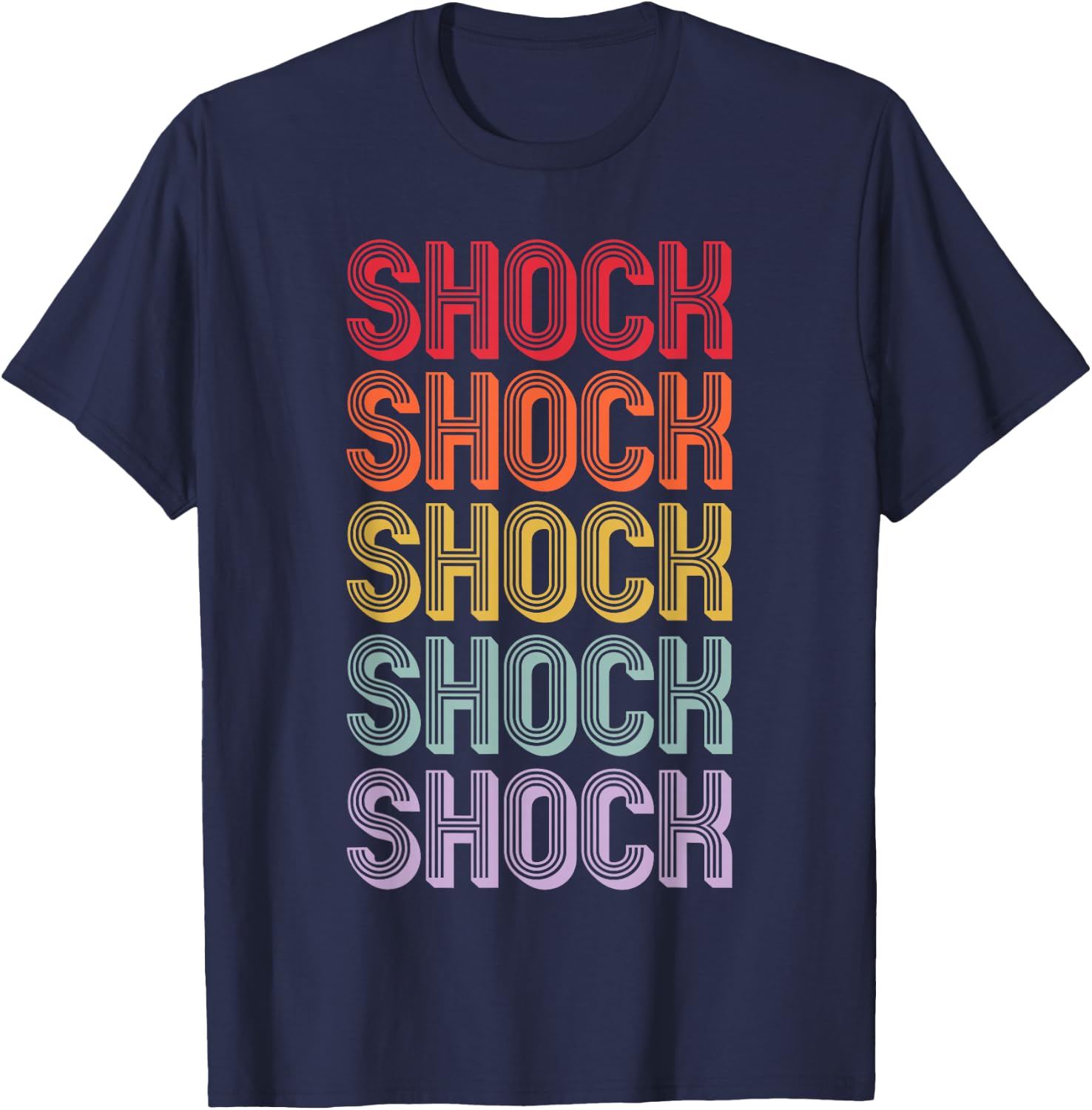 Shock T-Shirt - T-Shirt | Navy