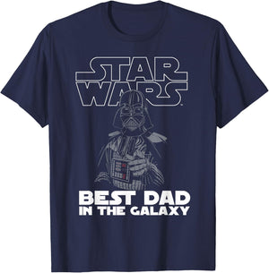 Star Wars Darth Vader Best Dad In The Galaxy , black T-Shirt - T-Shirt | Navy