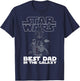 Star Wars Darth Vader Best Dad In The Galaxy , black T-Shirt - T-Shirt | Navy