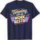 Twinning with My Work Bestie Matching Coworker Bestie Duo T-Shirt - T-Shirt | Navy