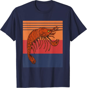 Retro Vintage Pistol Shrimp Collector Designs Present T-Shirt - T-Shirt | Navy