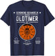 HU Plaque Gentle Treat Oldtimer ist 68th Birthday , black T-Shirt - T-Shirt | Navy