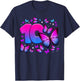 Birthday Girl 10 Years Old Butterfly Number 10 T-Shirt - T-Shirt | Navy