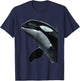Orca Whale T-Shirt - T-Shirt | Navy