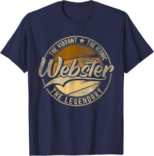 Webster NY | New York | Vintage Distressed T-Shirt - T-Shirt | Navy