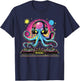 Trippy Octopus Alien Dj Funny EDM Festival Rave Cute Party T-Shirt - T-Shirt | Navy