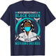 Nurse Never Underestimate A Black Queen With Nursing Degree T-Shirt - T-Shirt | Navy