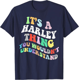 Retro Groovy Its a Harley Thing You Wouldnt Understand T-Shirt - T-Shirt | Navy