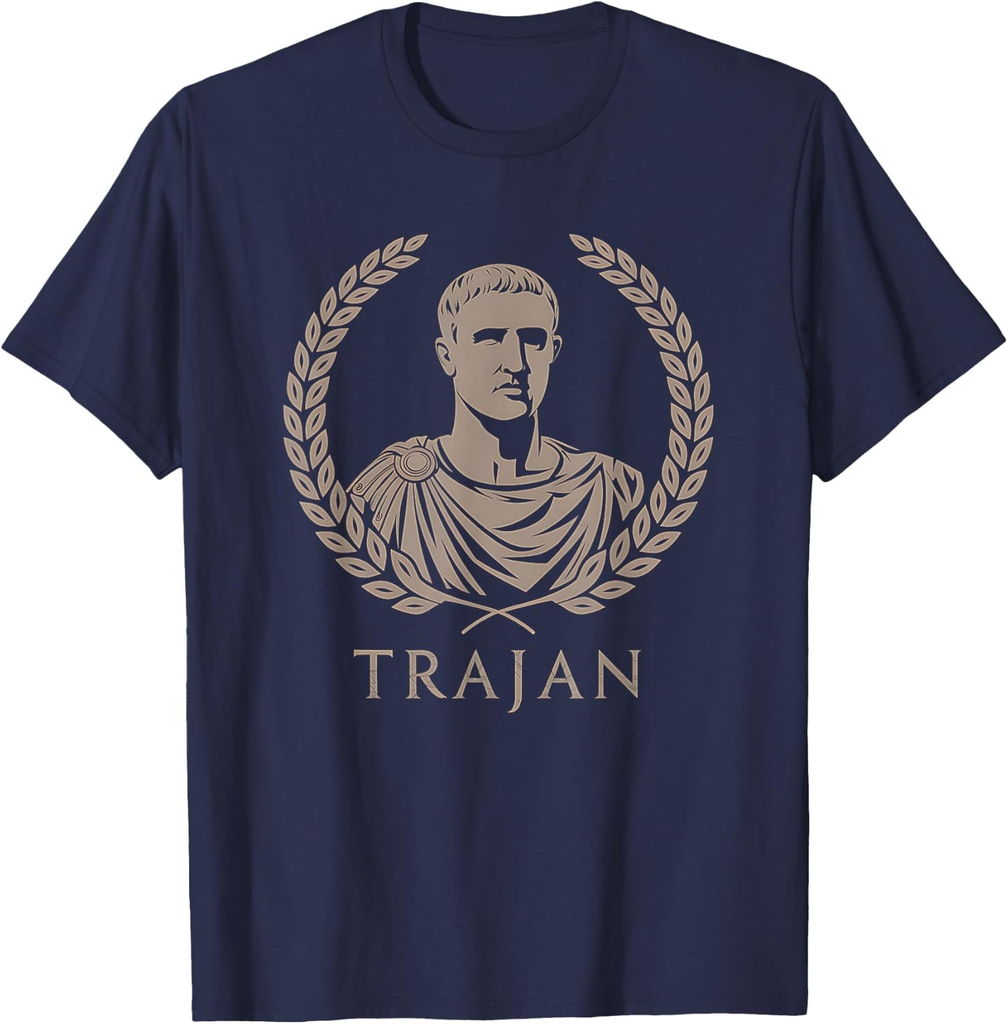 Trajan Roman Emperor T-Shirt - T-Shirt | Navy