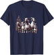 Christmas Goat with Santa Hat Goats Christmas Farmer T-Shirt - T-Shirt | Navy