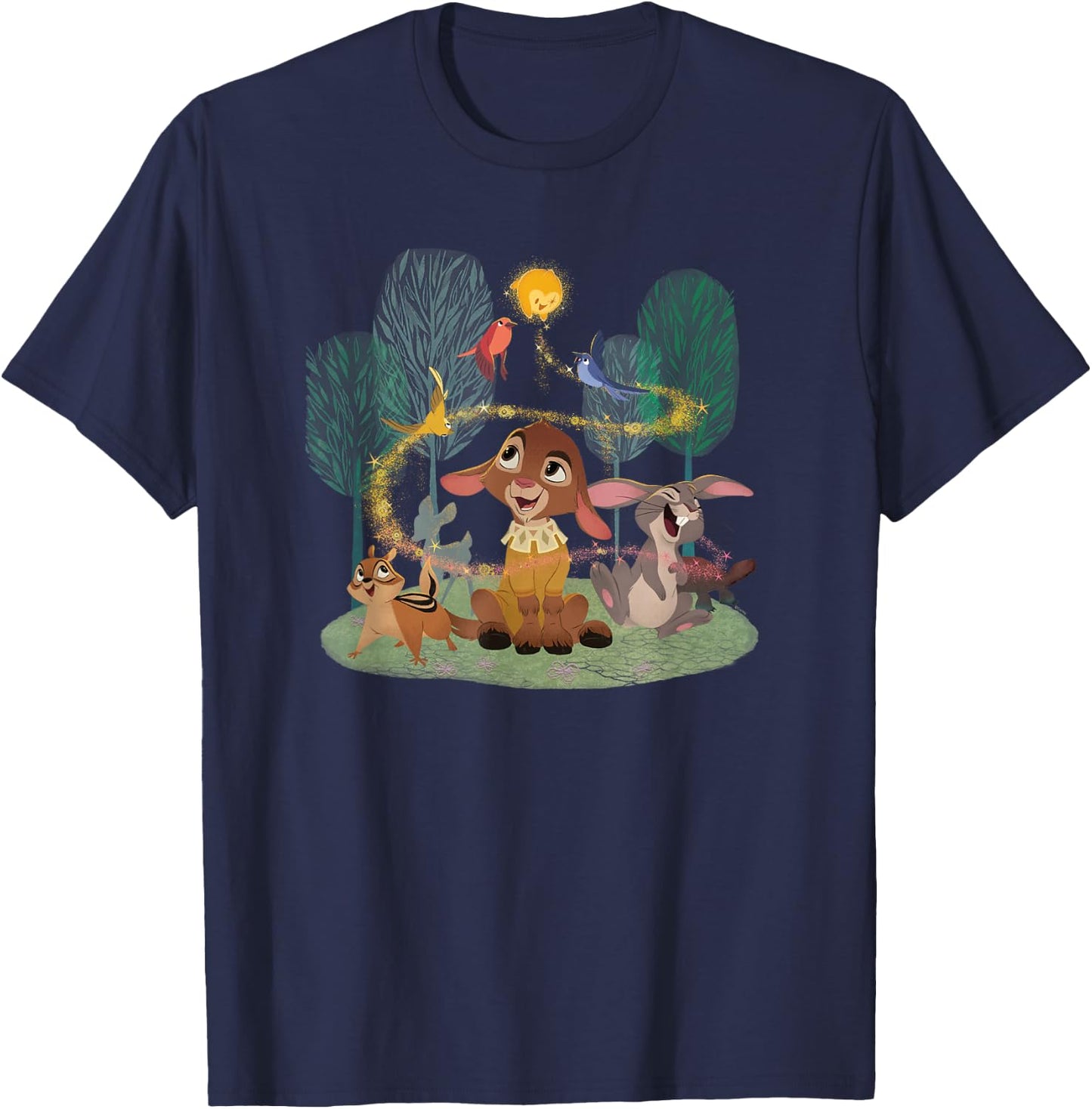 Disney Wish Star and Valentino Animal Friends T-Shirt - T-Shirt | Navy