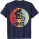 BMX cool retro fan gift motif for boy girl T-Shirt - T-Shirt | Navy