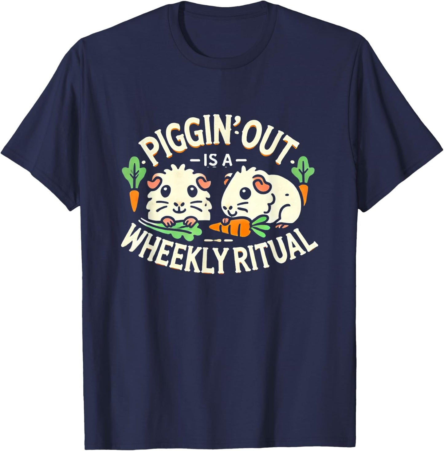 Funny Guinea Pig Guinea Pigs Guinea Pig Lover T-Shirt - T-Shirt | Navy