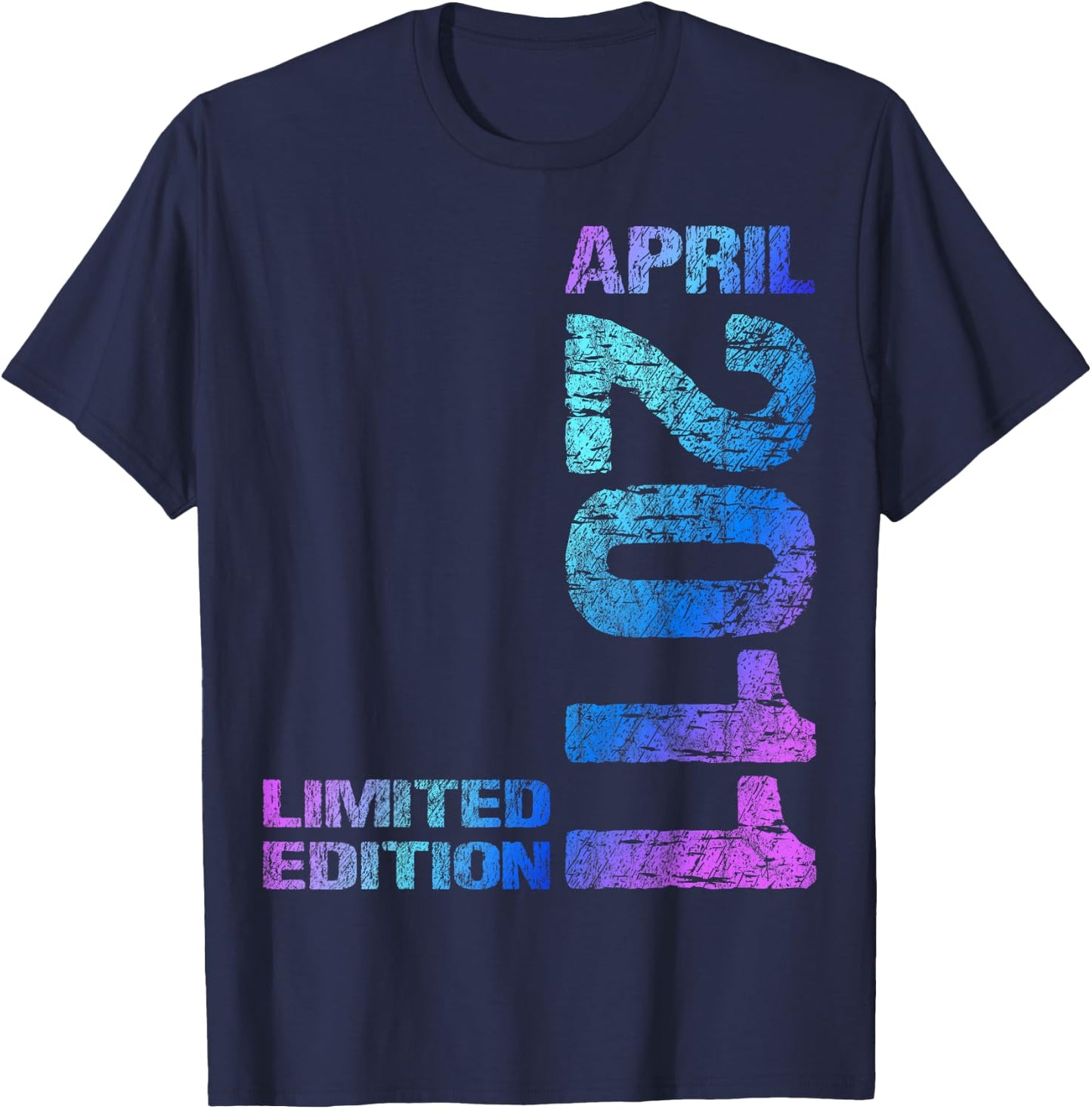 April 2011 Junge Mädchen 15. Geburtstag Limited Edition 15 T-Shirt - T-Shirt | Navy