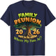 Family Reunion 2026 Roots in The Ground Family Matching T-Shirt - T-Shirt | Navy