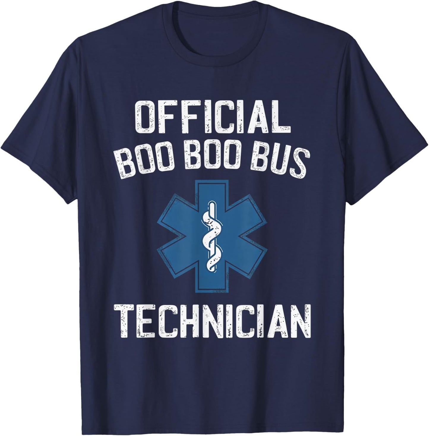 Official Technician EMT Paramedic First Responder T-Shirt - T-Shirt | Navy