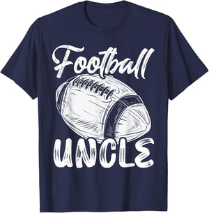 Football Uncle Family Matching Players Fathers Day T-Shirt - T-Shirt | Navy