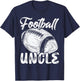 Football Uncle Family Matching Players Fathers Day T-Shirt - T-Shirt | Navy