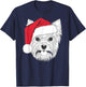 Joyful Yorkie Santa Dog on Yorkshire Terrier Christmas Women Kids T-Shirt - T-Shirt | Navy