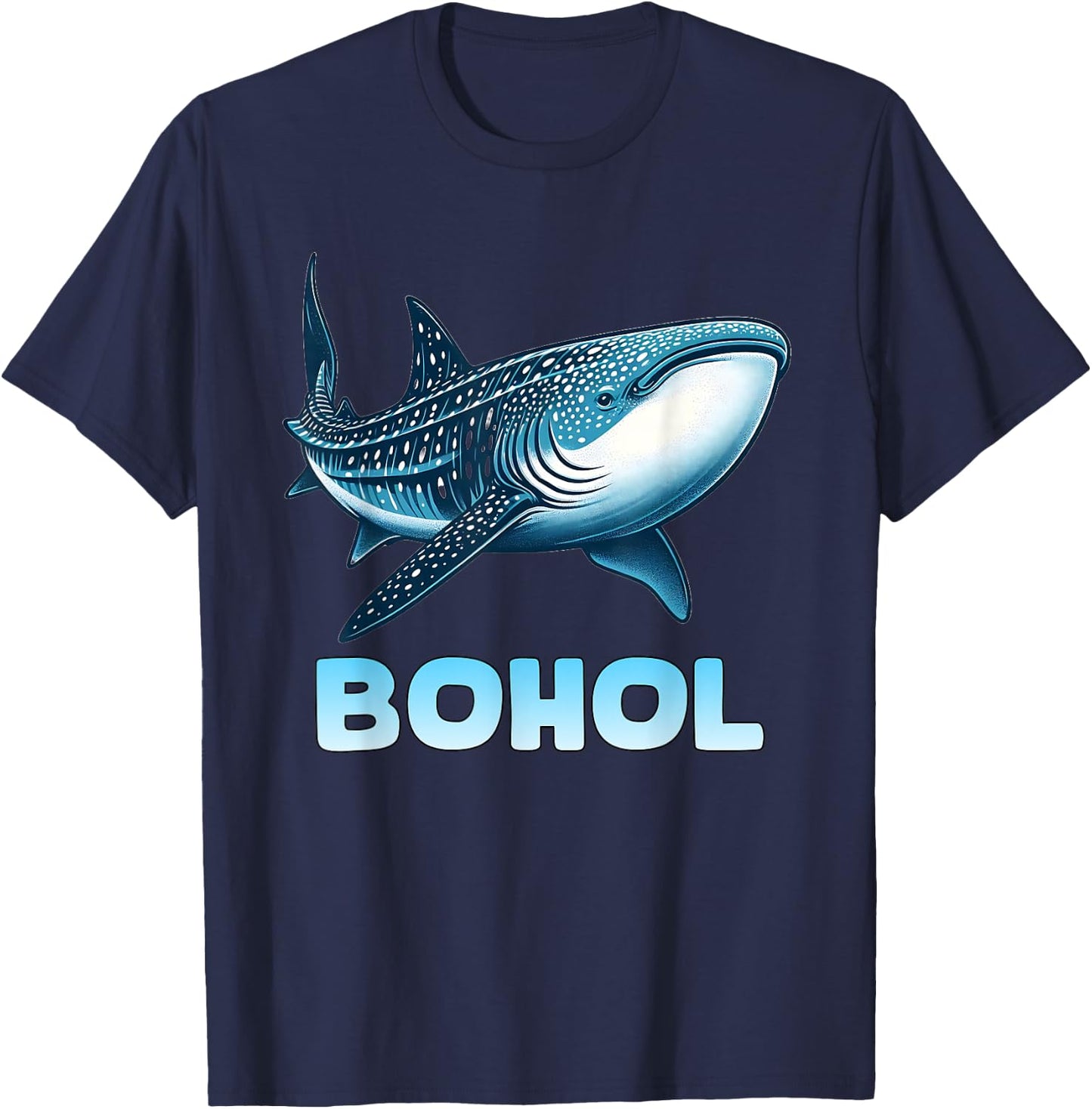 Whale Shark from the Philippines T-Shirt - T-Shirt | Navy