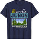 Coole Jungs gehen Wandern - Bergsteigen Wanderer Kind Kinder T-Shirt - T-Shirt | Navy