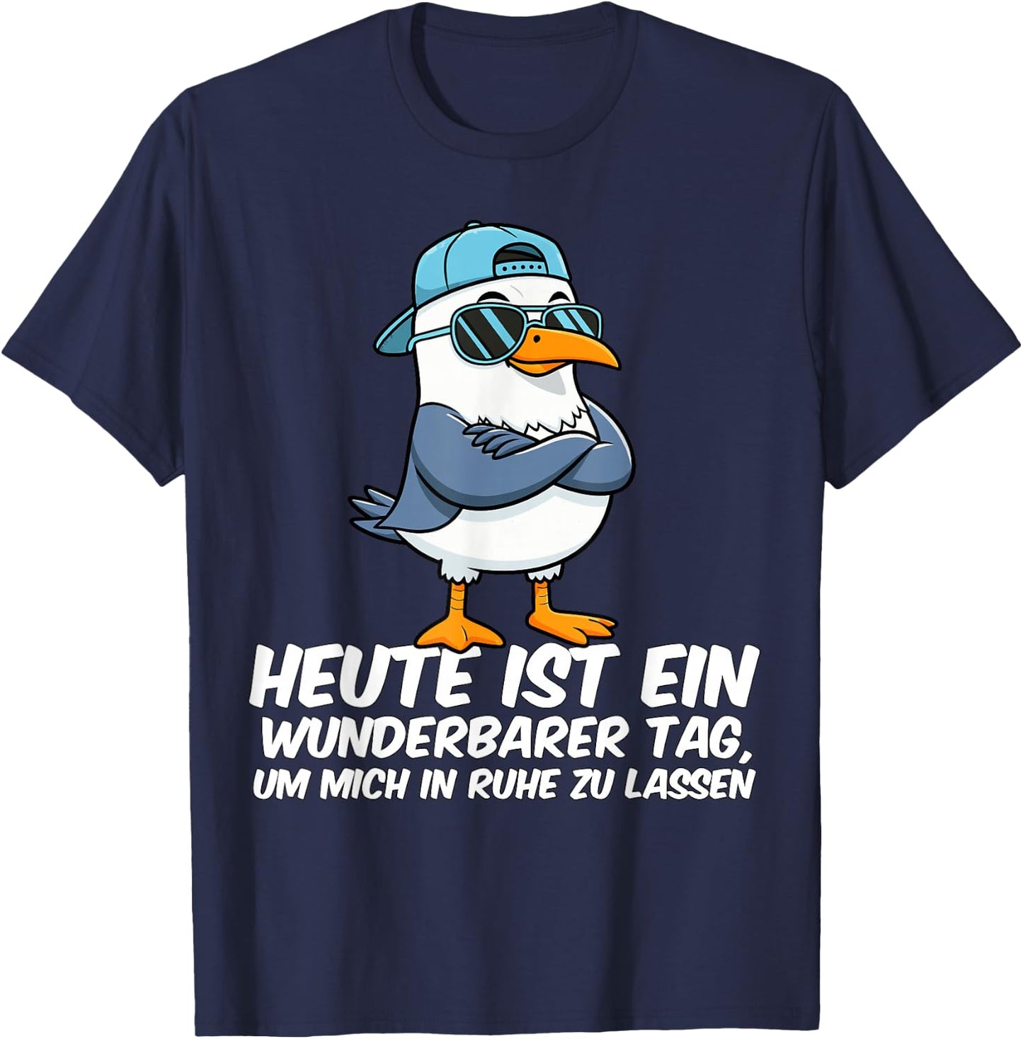 Funny Witzige Lustige Männer Damen Herren Sprüche T-Shirt - T-Shirt | Navy