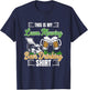 Lawn Moving Beer Drinking Shirt Mower Gardening Quote T-Shirt - T-Shirt | Navy