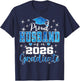 Super Proud Husband of 2026 Graduate Graduation Family T-Shirt - T-Shirt | Navy