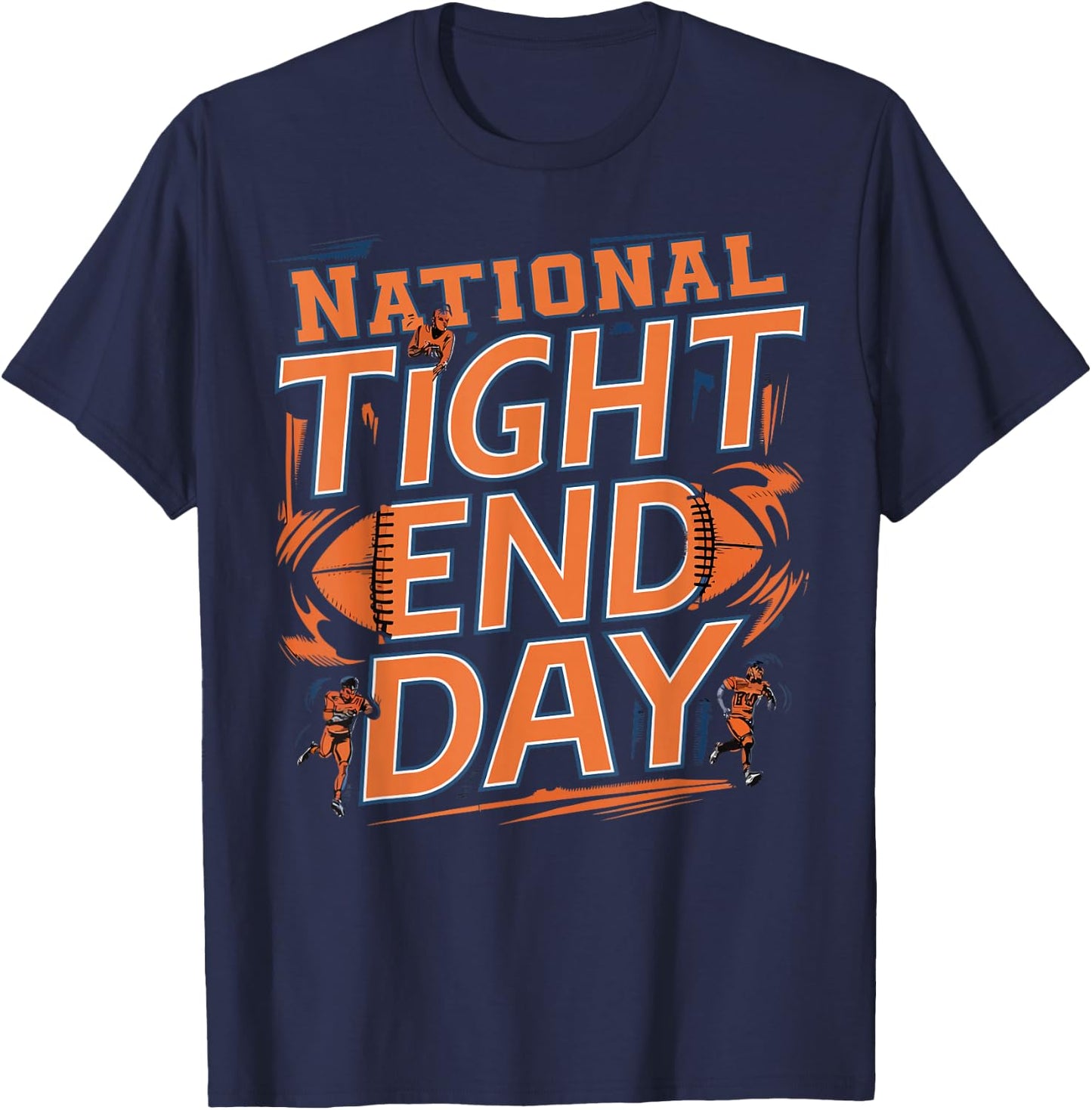 National Tight End Day 2026 American Football Lovers T-Shirt - T-Shirt | Navy