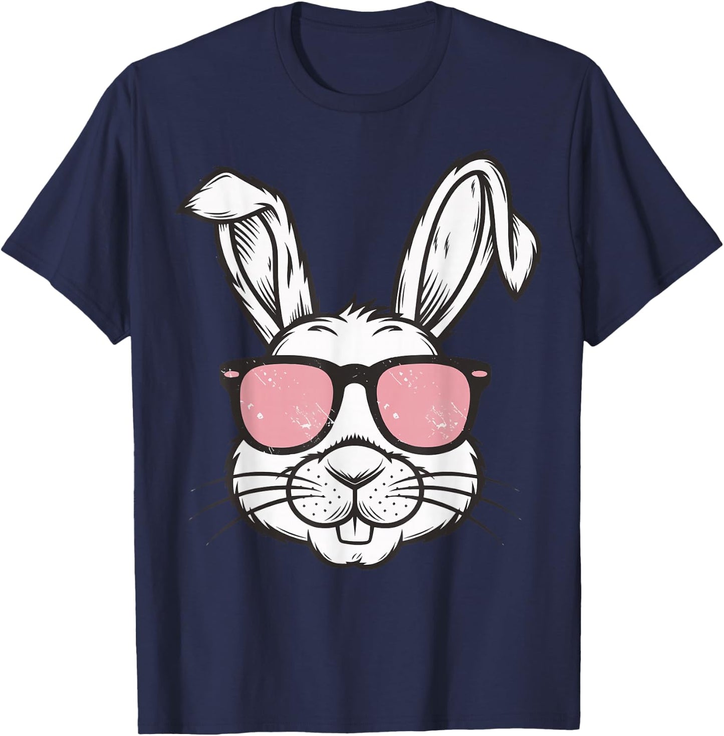 Bunny With Sunglasses T-Shirt - T-Shirt | Navy