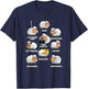 Funny Sheep Knife Sheep Rat Sheep , black, s T-Shirt - T-Shirt | Navy