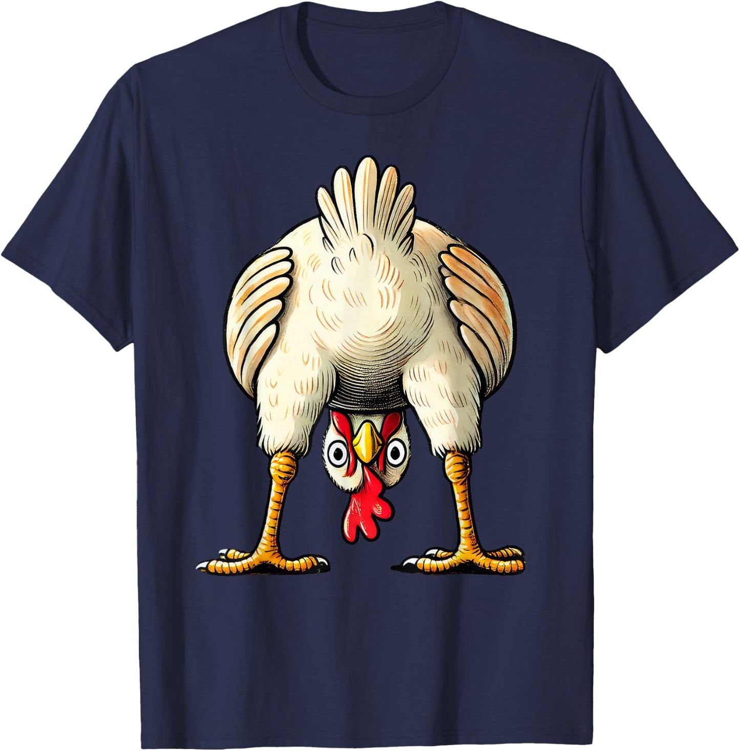 Chicken Chicken Owner Hen Decorative Costume Outfit Funny , black T-Shirt - T-Shirt | Navy