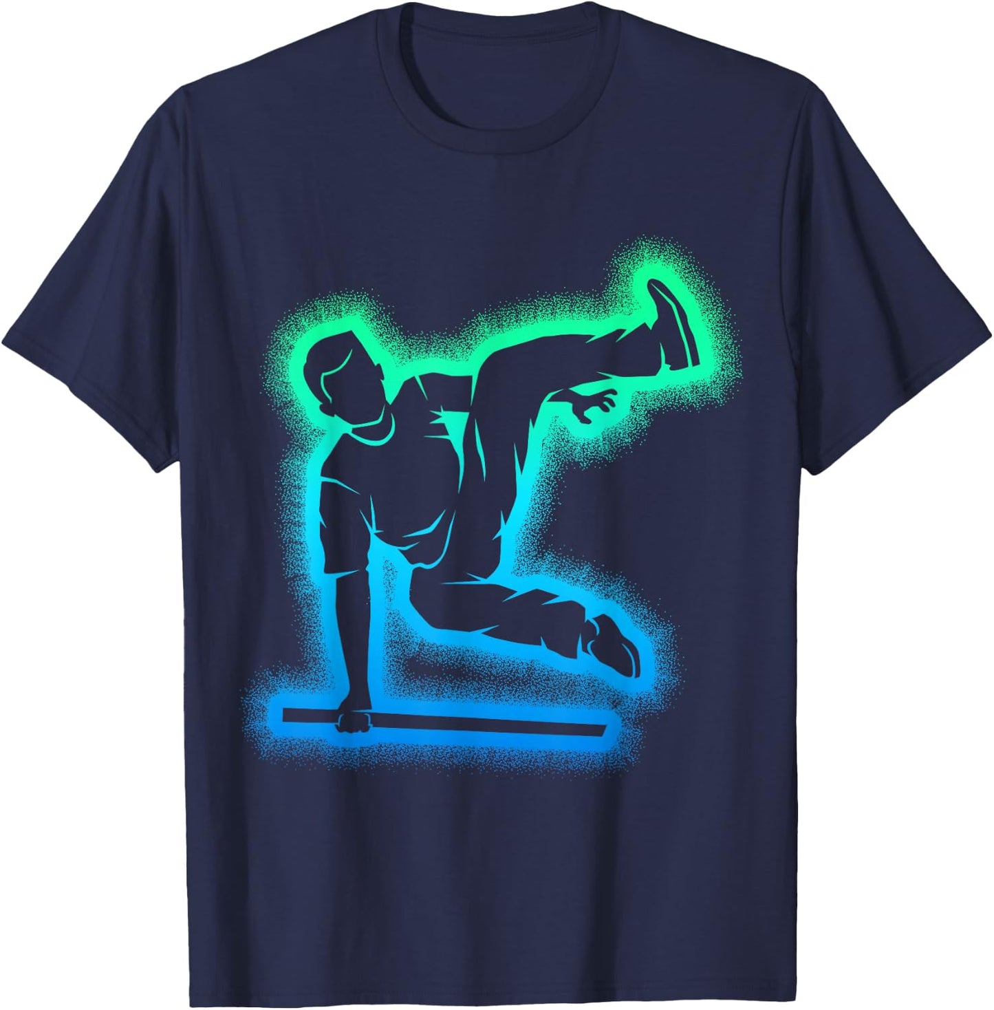 Parkour Parcouring Kids Men's , Black, S T-Shirt - T-Shirt | Navy