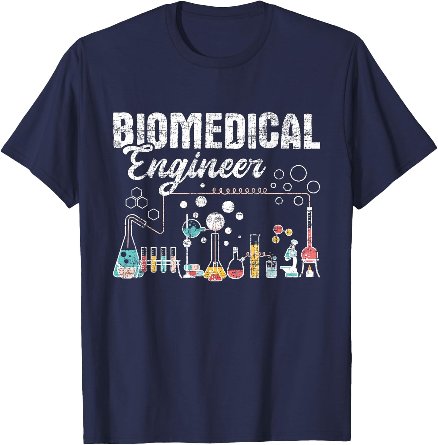 Biomedical Engineer - Bioengineering Chemical Engineering T-Shirt - T-Shirt | Navy
